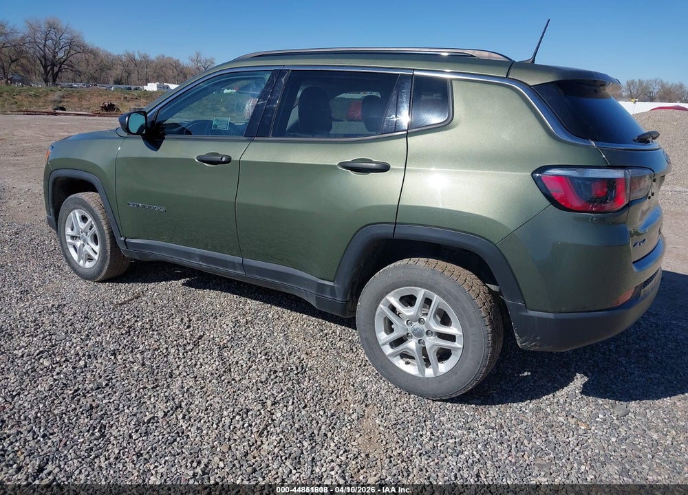 2019 JEEP COMPASS SPORT 4X4 VIN: 3C4NJDAB1KT619996