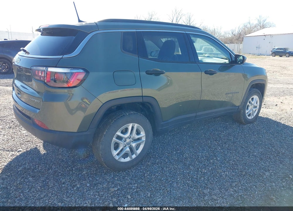 2019 JEEP COMPASS SPORT 4X4 VIN: 3C4NJDAB1KT619996