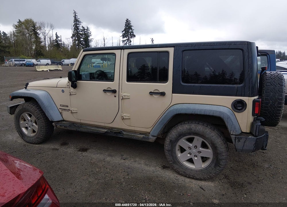 2011 JEEP WRANGLER UNLIMITED SPORT VIN: 1J4BA3H1XBL531559