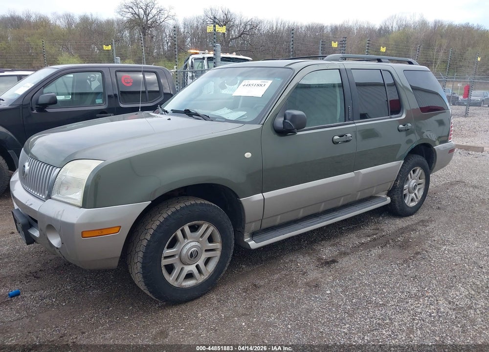 2003 MERCURY MOUNTAINEER VIN: 4M2ZU86KX3ZJ07229
