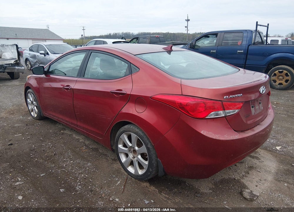 2013 HYUNDAI ELANTRA LIMITED VIN: 5NPDH4AE0DH202597