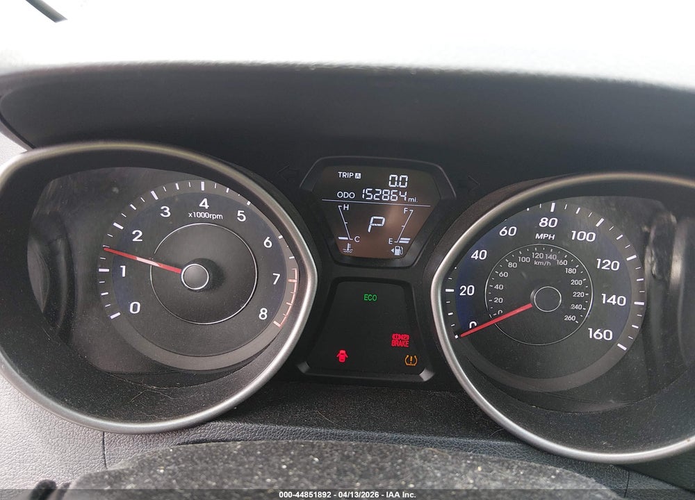 2013 HYUNDAI ELANTRA LIMITED VIN: 5NPDH4AE0DH202597