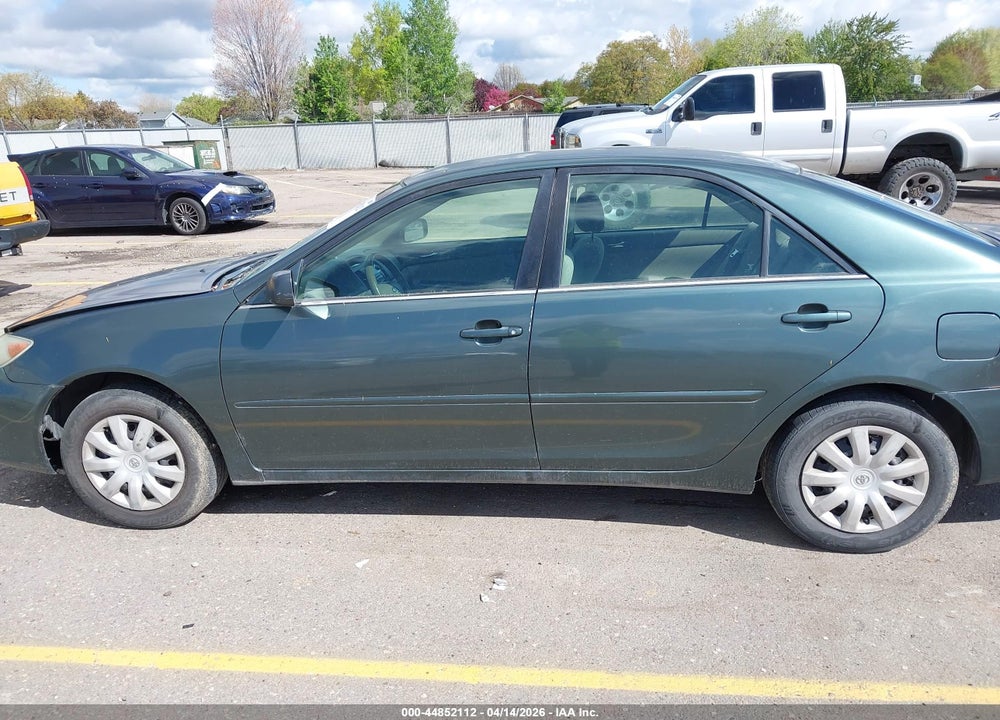 2005 TOYOTA CAMRY LE VIN: 4T1BE32K75U083027