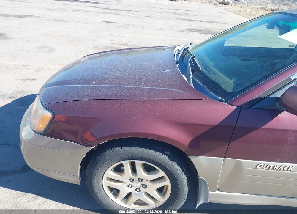 2000 SUBARU OUTBACK LIMITED VIN: 4S3BH6860Y7649880