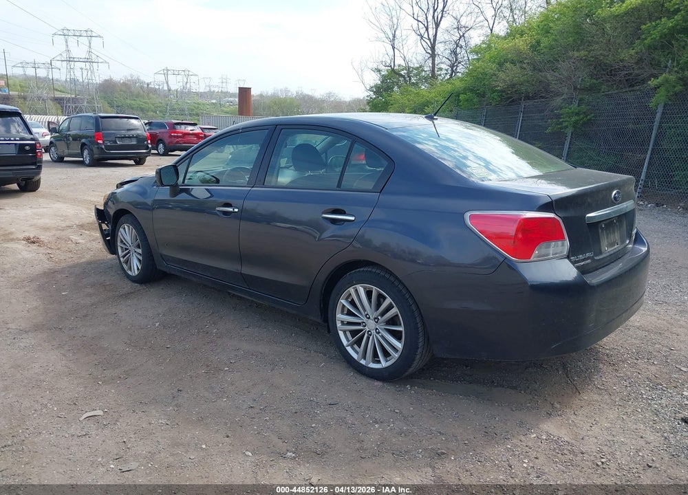 2013 SUBARU IMPREZA 2.0I LIMITED VIN: JF1GJAG66DH028247