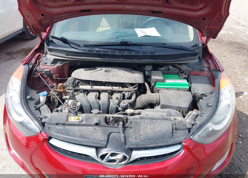 2013 HYUNDAI ELANTRA GLS VIN: 5NPDH4AE2DH255110