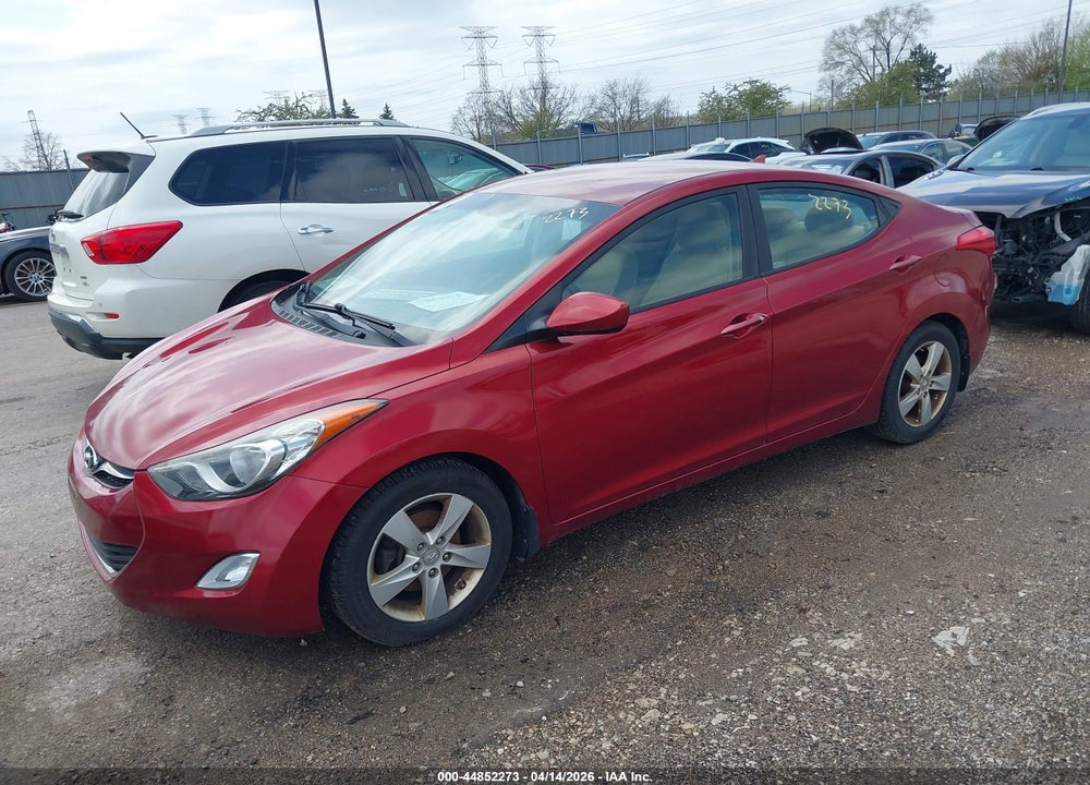 2013 HYUNDAI ELANTRA GLS VIN: 5NPDH4AE2DH255110