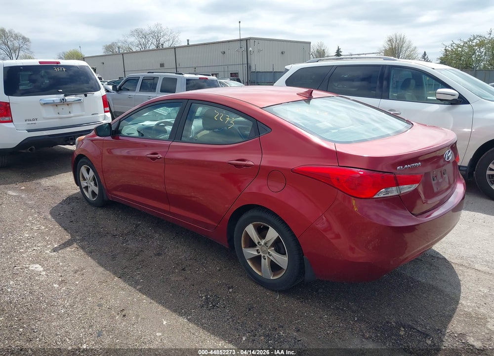 2013 HYUNDAI ELANTRA GLS VIN: 5NPDH4AE2DH255110