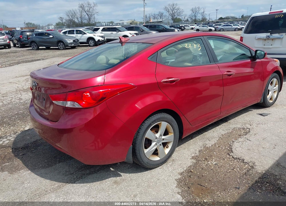 2013 HYUNDAI ELANTRA GLS VIN: 5NPDH4AE2DH255110