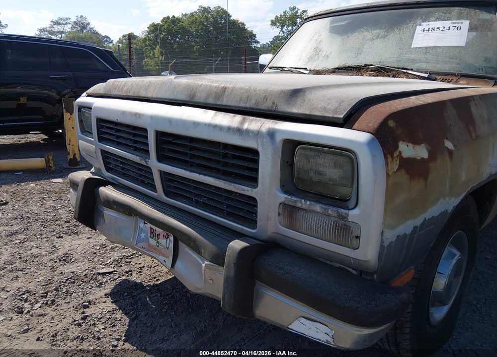 1992 DODGE D-SERIES D200/D250 VIN: 1B7KE26C6NS519430