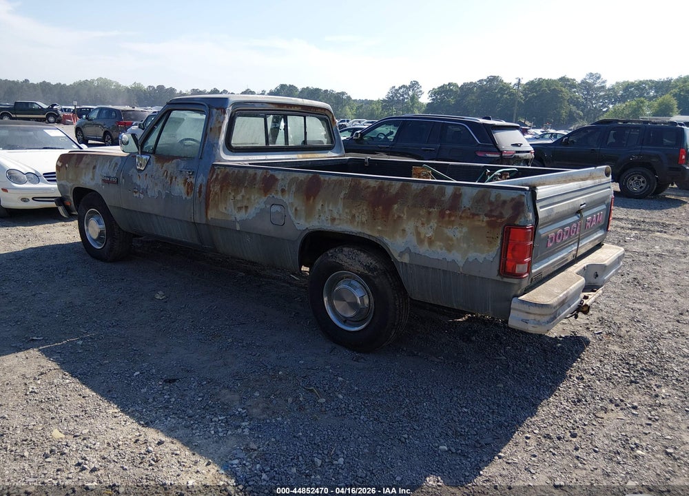 1992 DODGE D-SERIES D200/D250 VIN: 1B7KE26C6NS519430