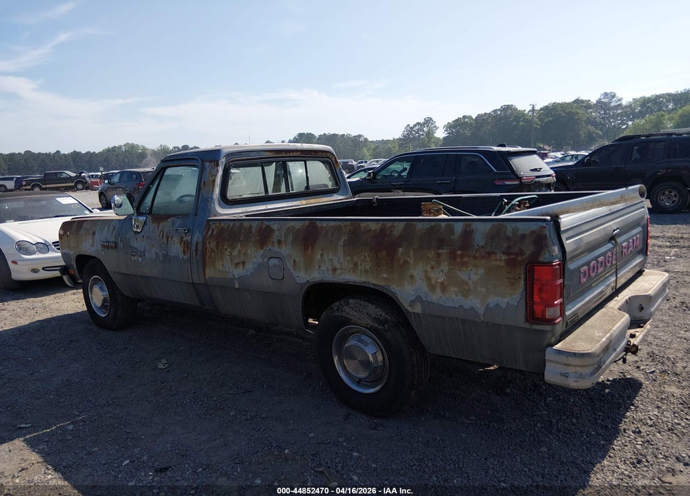 1992 DODGE D-SERIES D200/D250 VIN: 1B7KE26C6NS519430