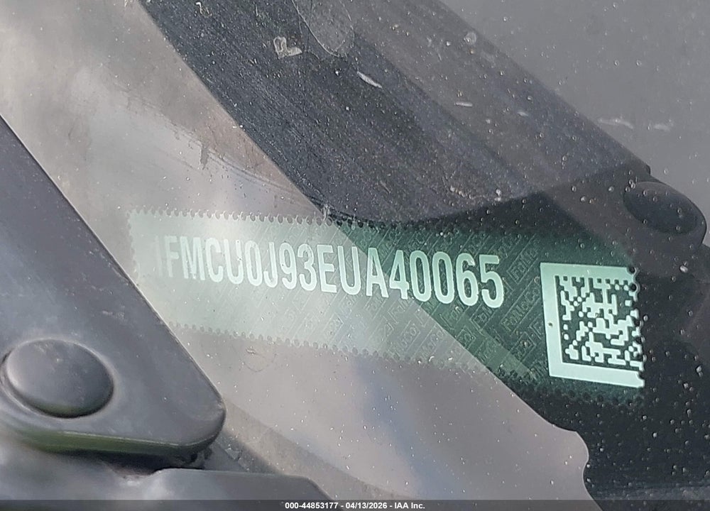 2014 FORD ESCAPE TITANIUM VIN: 1FMCU0J93EUA40065