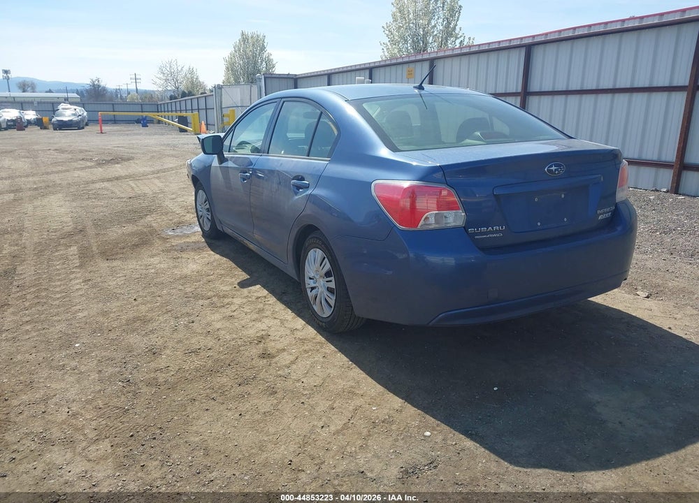 2013 SUBARU IMPREZA 2.0I VIN: JF1GJAA61DH024616