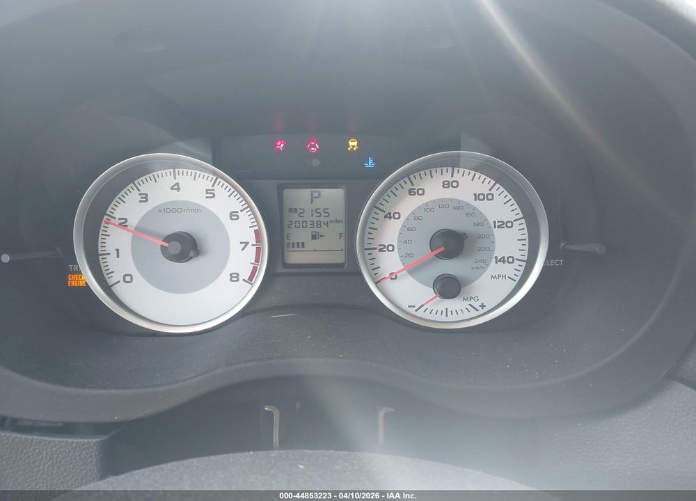 2013 SUBARU IMPREZA 2.0I VIN: JF1GJAA61DH024616
