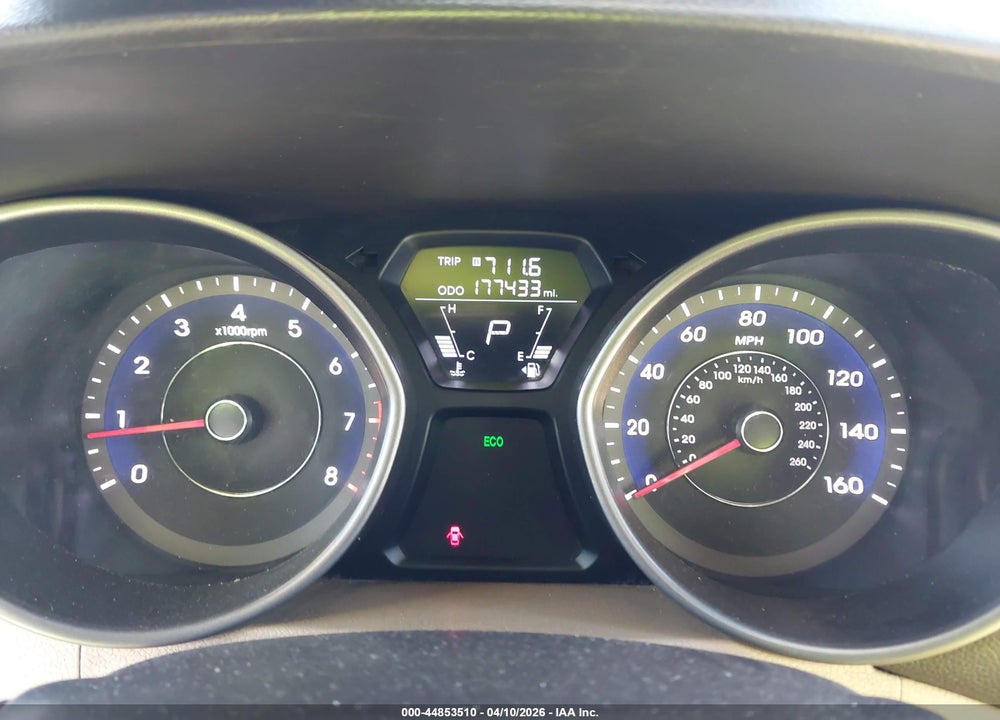 2013 HYUNDAI ELANTRA GLS VIN: 5NPDH4AE5DH237216