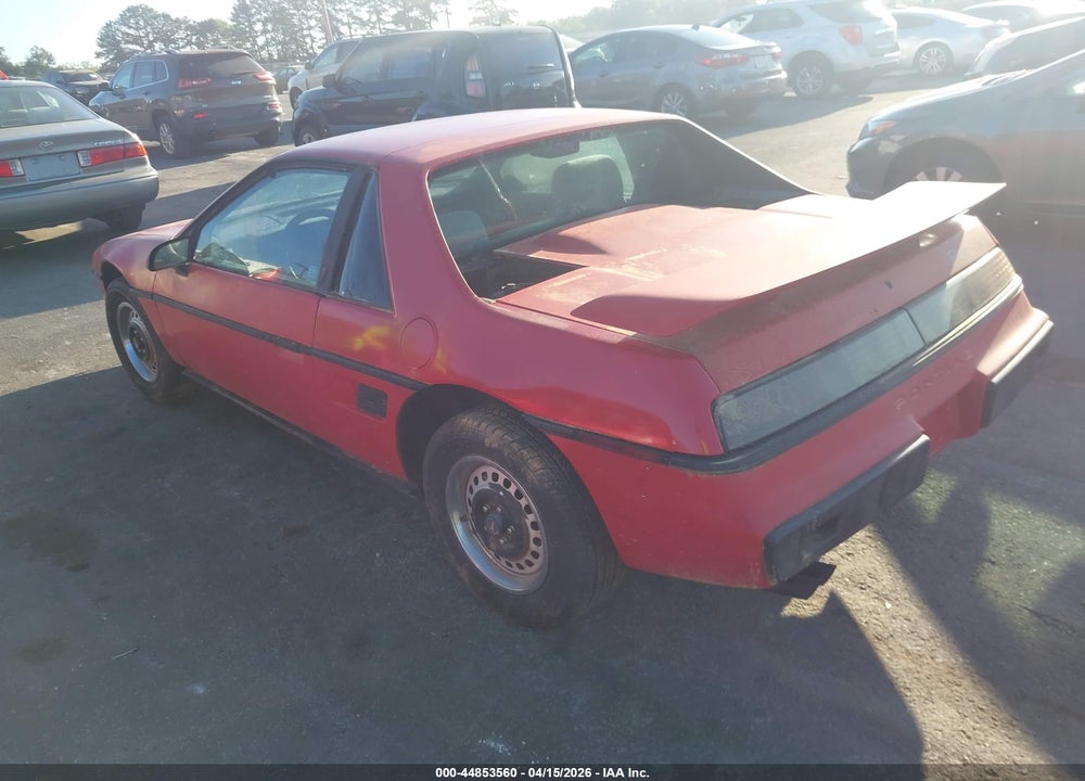 1986 PONTIAC FIERO VIN: 1G2PE37R7GP218013