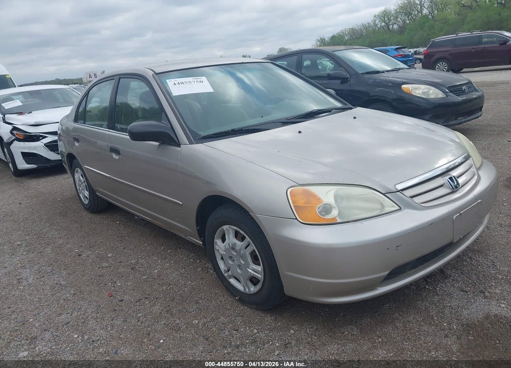 2001 HONDA CIVIC LX VIN: 1HGES16511L057205