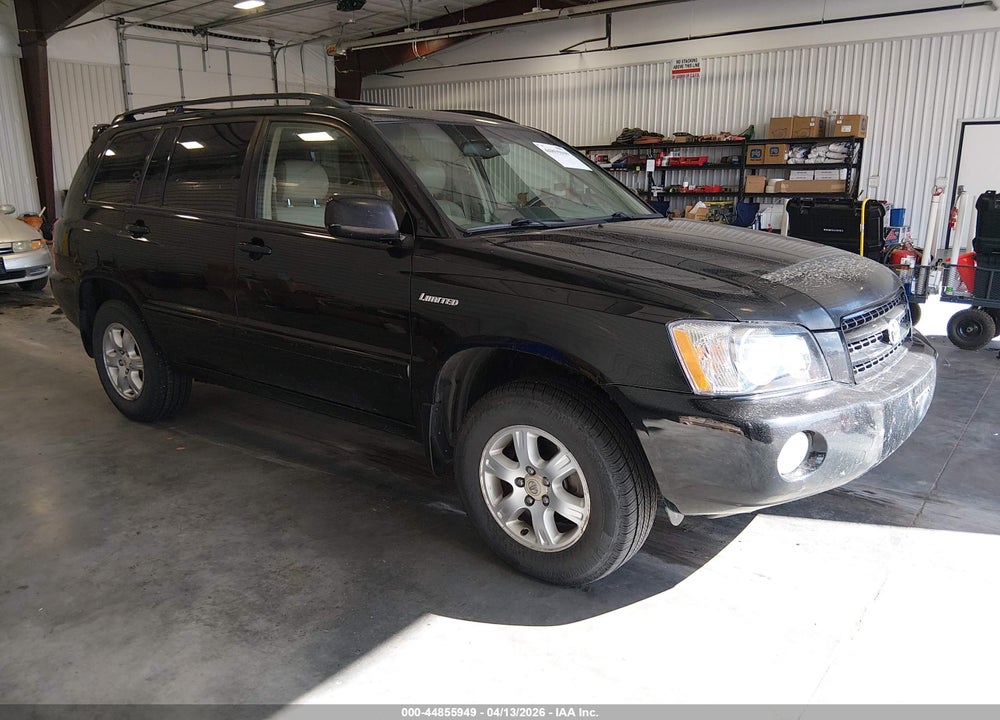 2003 TOYOTA HIGHLANDER LIMITED V6 VIN: JTEHF21A530117545