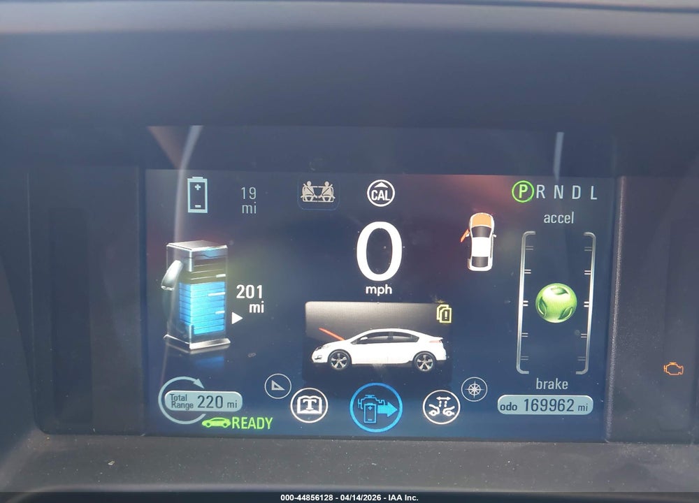 2013 CHEVROLET VOLT VIN: 1G1RH6E44DU142888