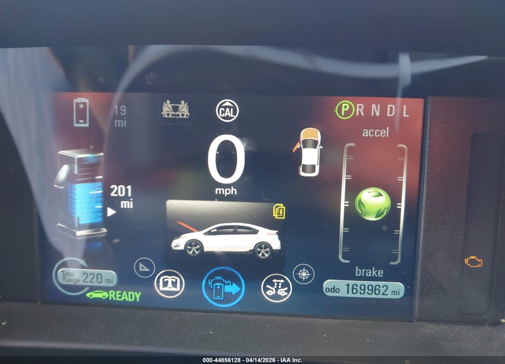 2013 CHEVROLET VOLT VIN: 1G1RH6E44DU142888