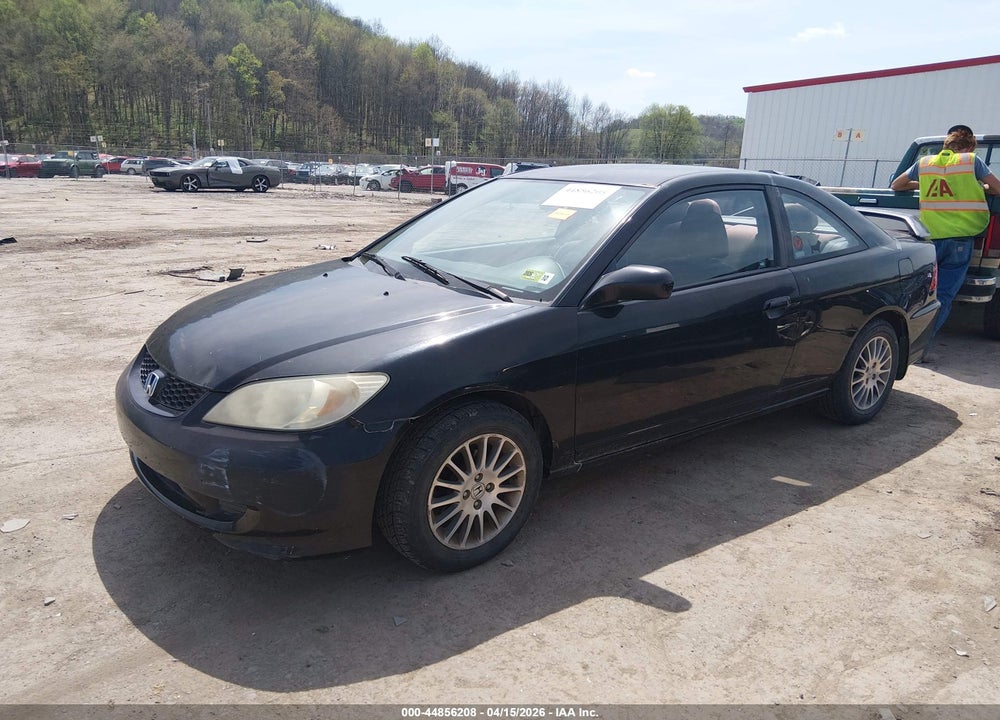 2005 HONDA CIVIC LX VIN: 1HGEM21525L074527