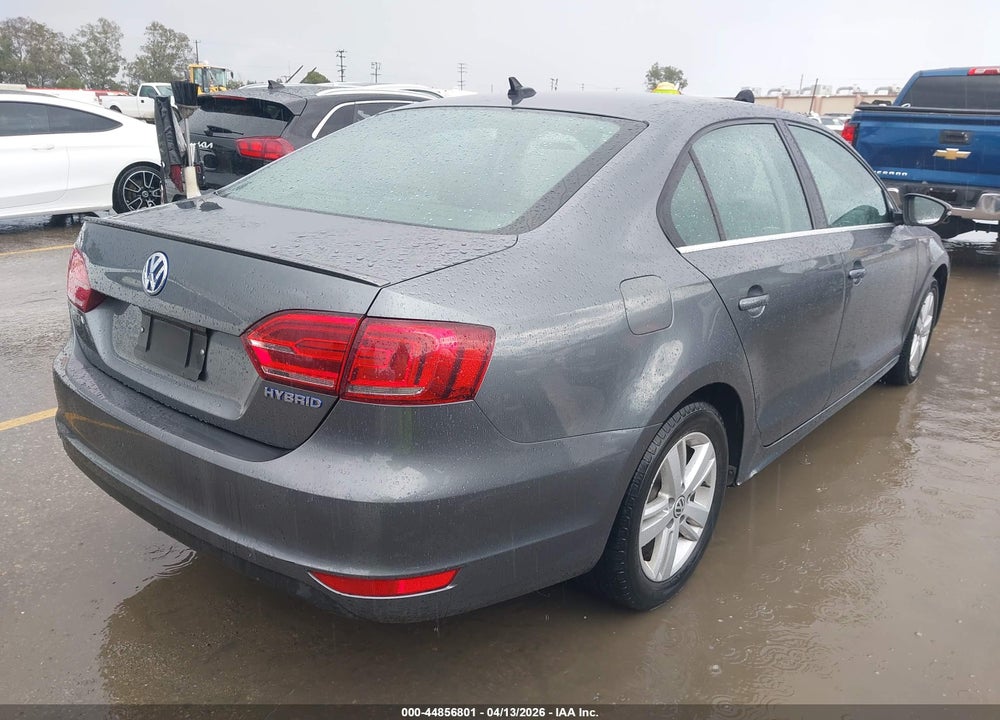 2013 VOLKSWAGEN JETTA HYBRID SEL VIN: 3VW637AJ0DM298633