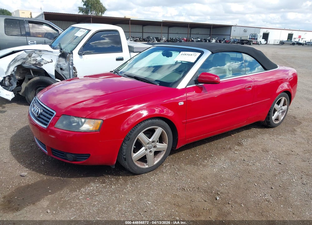 2005 AUDI A4 1.8T VIN: WAUAC48H55K009315
