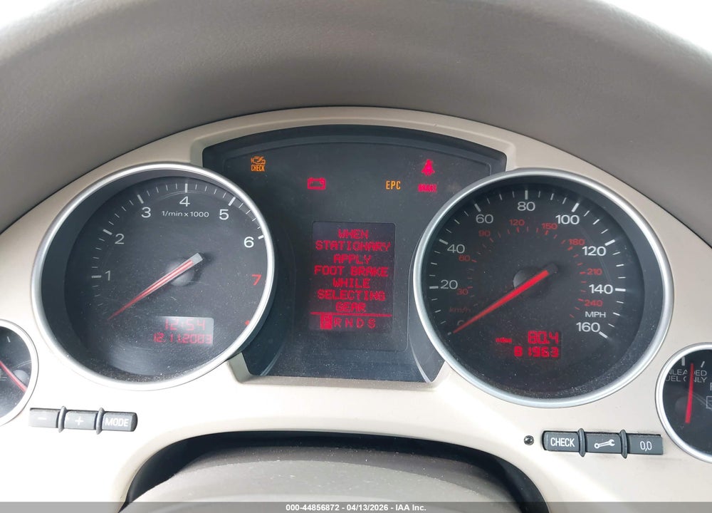 2005 AUDI A4 1.8T VIN: WAUAC48H55K009315