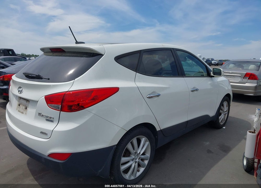 2013 HYUNDAI TUCSON LIMITED VIN: KM8JUCAC8DU587349