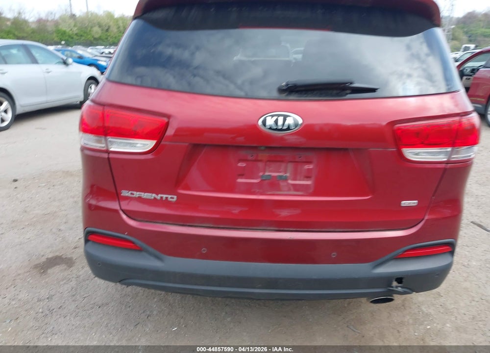 2016 KIA SORENTO 2.4L LX VIN: 5XYPGDA34GG087089
