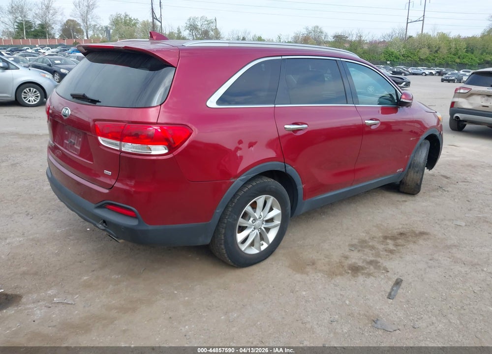 2016 KIA SORENTO 2.4L LX VIN: 5XYPGDA34GG087089