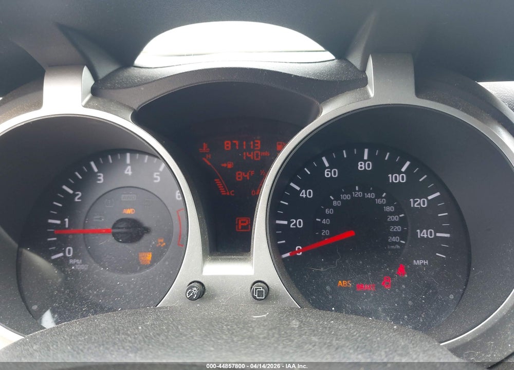 2011 NISSAN JUKE SL VIN: JN8AF5MV6BT021043