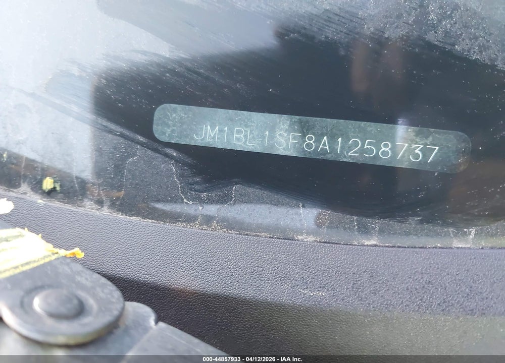 2010 MAZDA 3 I TOURING VIN: JM1BL1SF8A1258737
