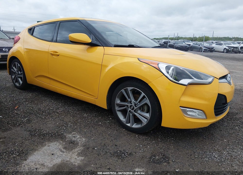 2013 HYUNDAI VELOSTER BASE W/BLACK VIN: KMHTC6AD1DU111532