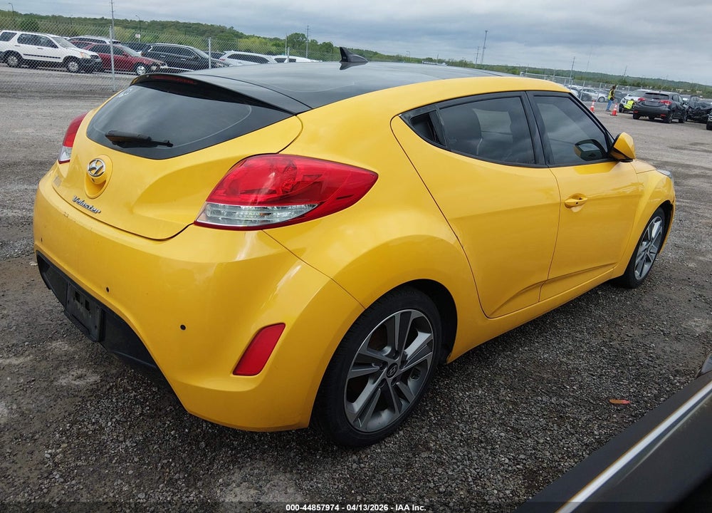 2013 HYUNDAI VELOSTER BASE W/BLACK VIN: KMHTC6AD1DU111532