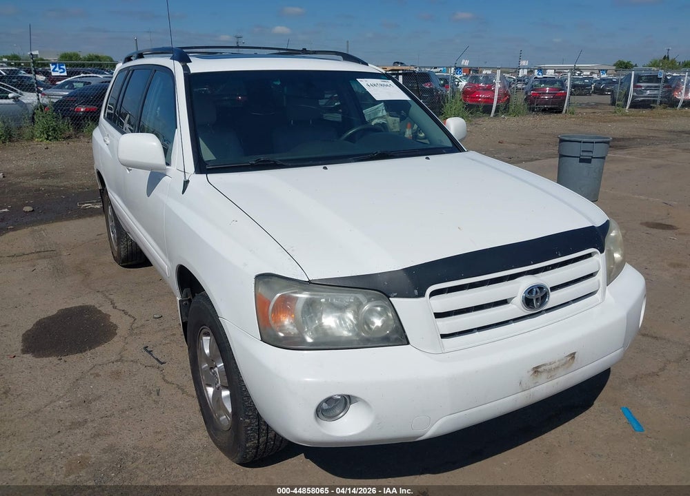 2007 TOYOTA HIGHLANDER V6 VIN: JTEHP21A670206284