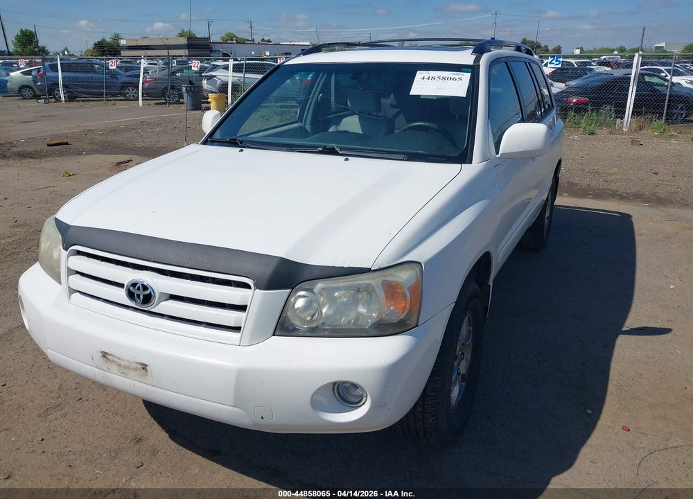 2007 TOYOTA HIGHLANDER V6 VIN: JTEHP21A670206284