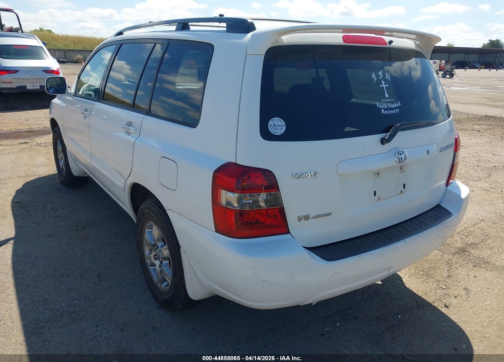 2007 TOYOTA HIGHLANDER V6 VIN: JTEHP21A670206284