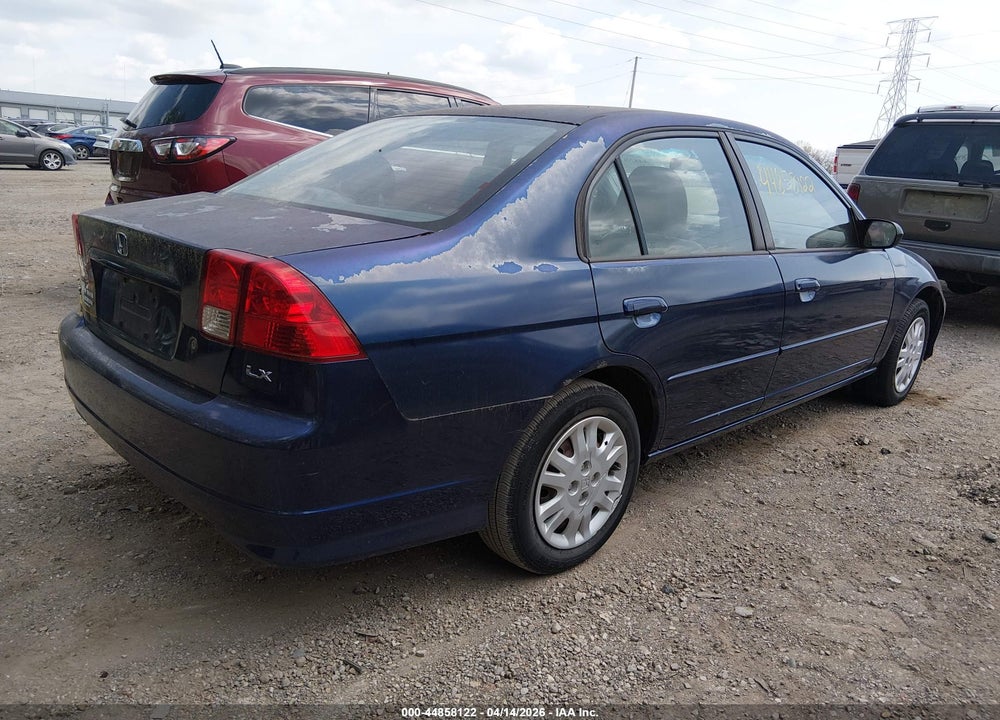 2005 HONDA CIVIC LX VIN: 2HGES16655H609364