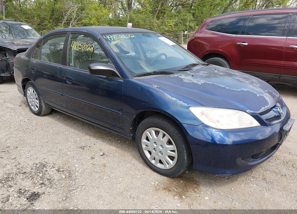 2005 HONDA CIVIC LX VIN: 2HGES16655H609364