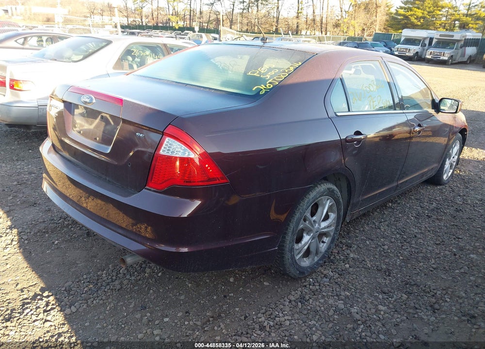 2012 FORD FUSION SE VIN: 3FAHP0HA1CR140497