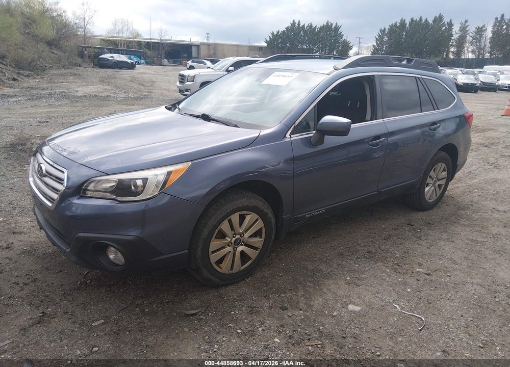 2016 SUBARU OUTBACK 2.5I PREMIUM VIN: 4S4BSACC6G3337193