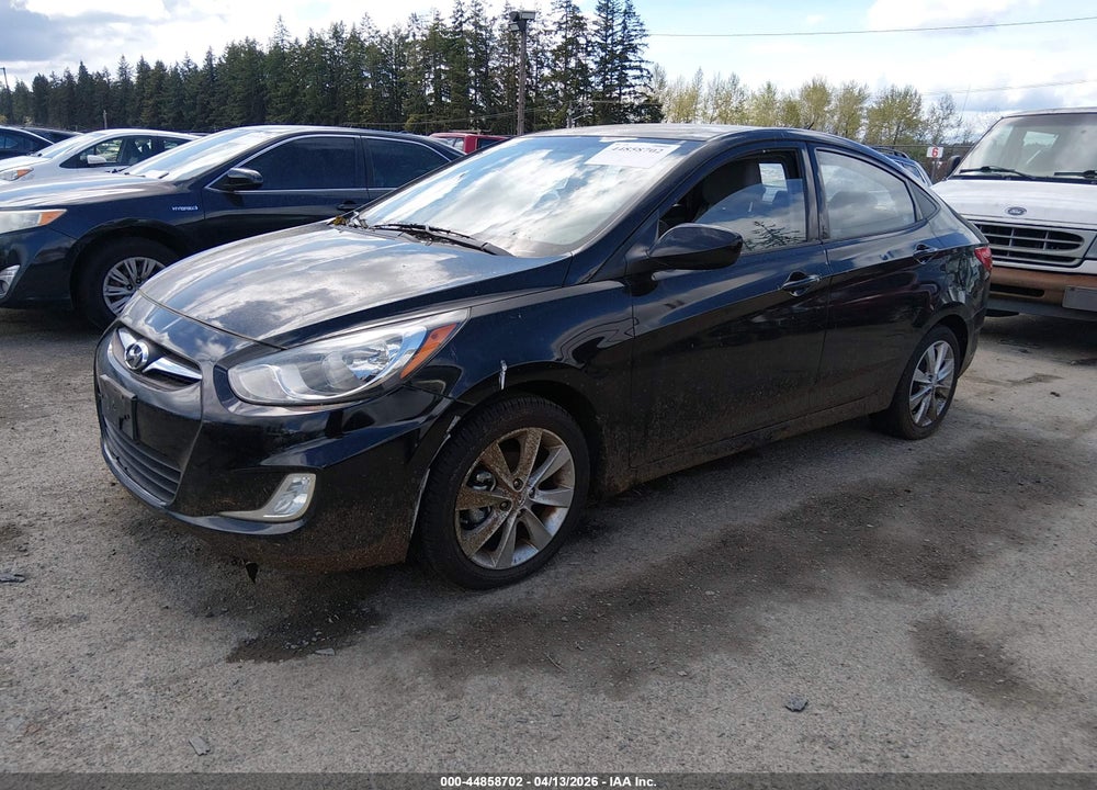 2012 HYUNDAI ACCENT GLS VIN: KMHCU4AE8CU085892