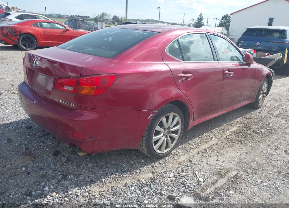 2006 LEXUS IS 250 VIN: JTHCK262065000473