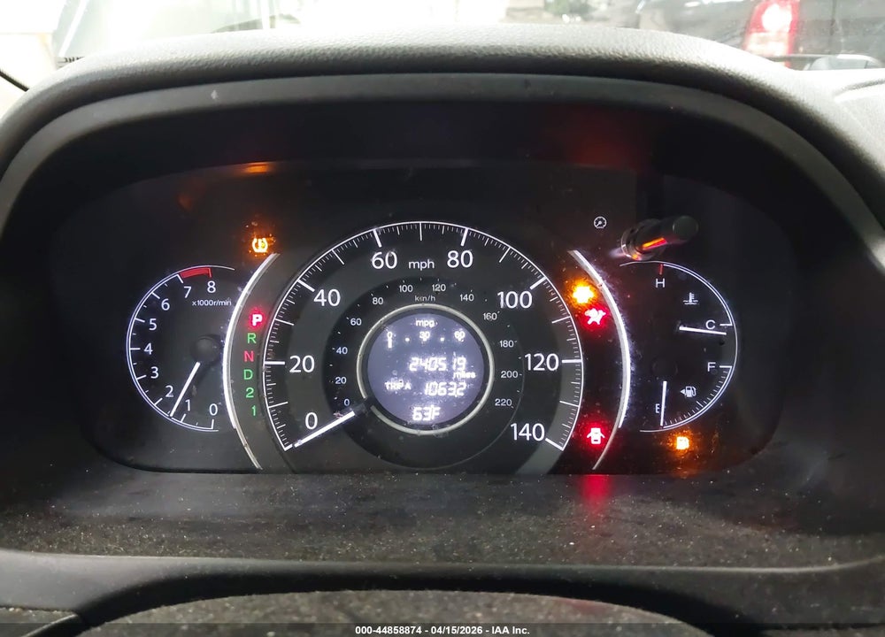 2012 HONDA CR-V EX VIN: 2HKRM4H54CH612860
