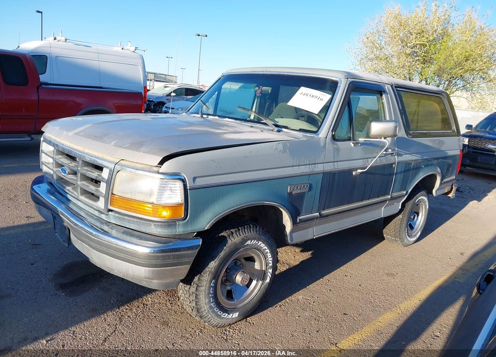 1992 FORD BRONCO U100 VIN: 1FMEU15N1NLA67079