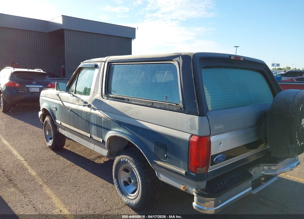 1992 FORD BRONCO U100 VIN: 1FMEU15N1NLA67079