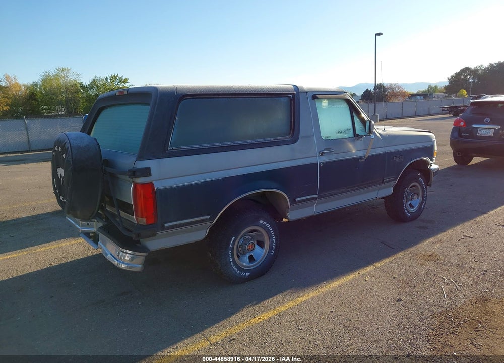 1992 FORD BRONCO U100 VIN: 1FMEU15N1NLA67079
