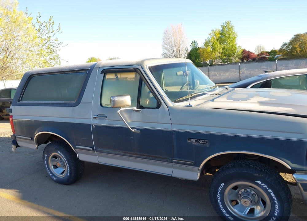 1992 FORD BRONCO U100 VIN: 1FMEU15N1NLA67079